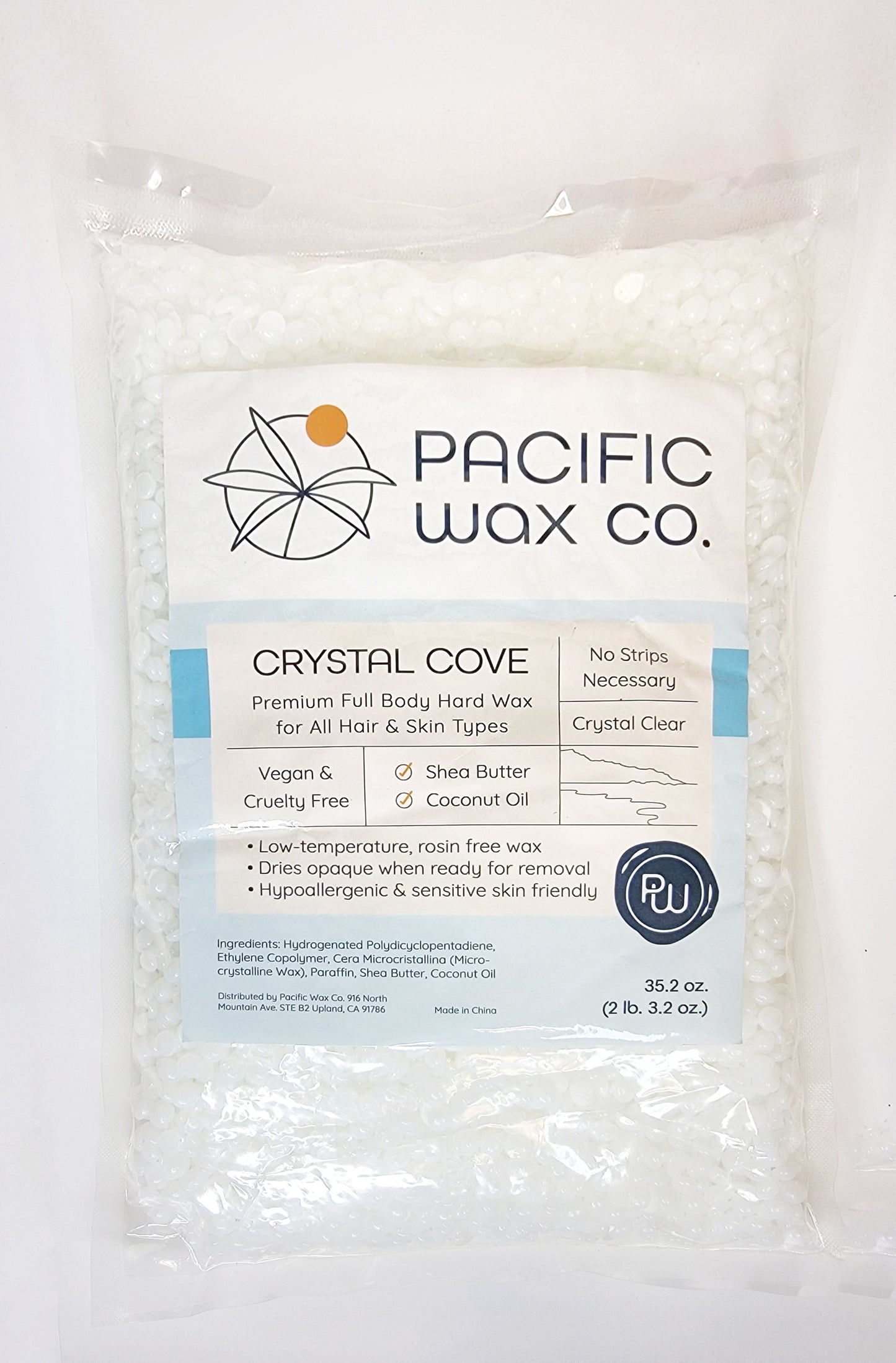 Crystal Cove Shea Hard Wax 2.2 lbs